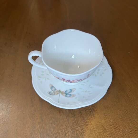 Lennox Butterfly Meadows Teacup and Saucer Set - Picture 2 of 8